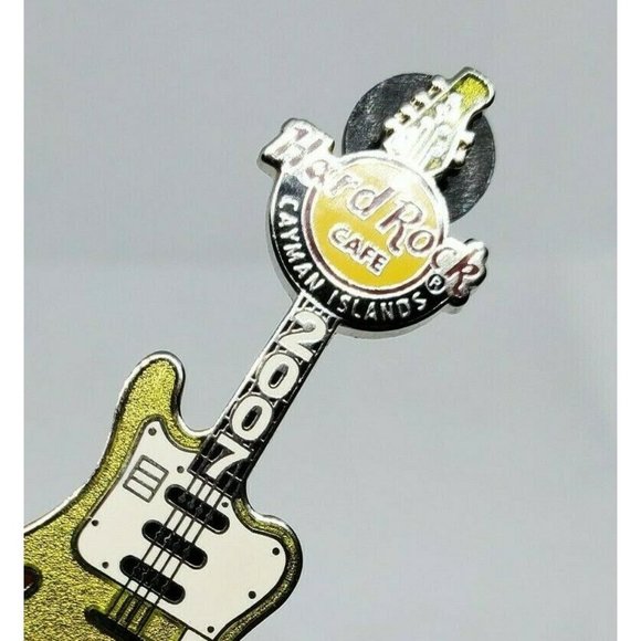 2007 Hard Rock Café Cayman Island Collectors Guitar Pin Limited Edition 500 - Picture 10 of 12